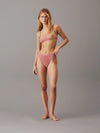 Calvin Klein ICON LACE Womens Tanga Red Grape