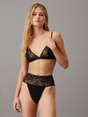 Calvin Klein MODERN LACE Womens Bra & Thong Gift Set Black