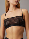 Calvin Klein MODERN LACE Womens Unlined Bralette Black