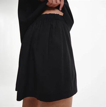 Calvin Klein WOVEN VISCOSE Sleep Short Womens Black