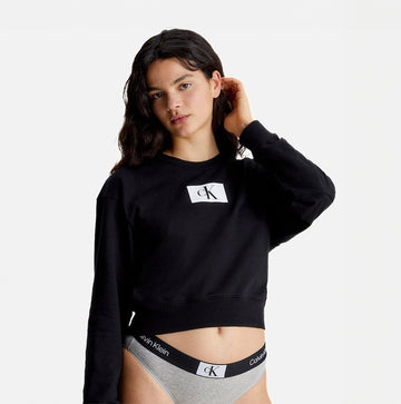 Calvin Klein 1996 LOUNGE Sweatshirt Womens Black