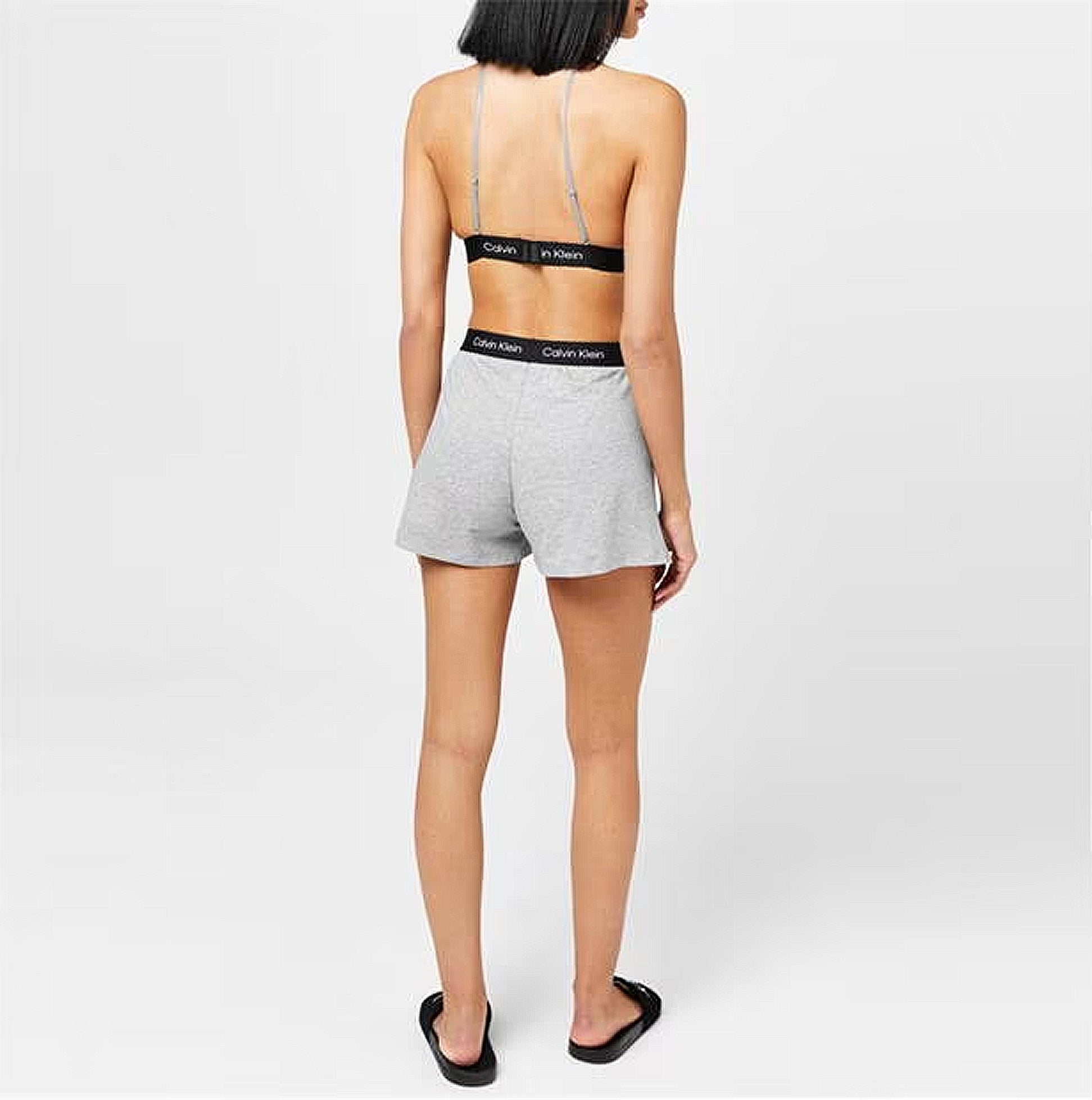 Calvin Klein 1996 LOUNGE Pyjama Shorts Womens Grey Heather