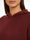 Calvin Klein Womens Hooded Sweater Tawny Port Red