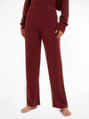 Calvin Klein Womens Pants Tawny Port Red