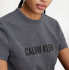 Calvin Klein INTENSE POWER Womens Short Pyjama Set Charcoal Heather