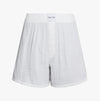 Calvin Klein PURE TEXTURED Womens Pyjama Shorts White