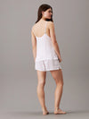 Calvin Klein PURE Sleeveless Short Pyjama Set Womens White