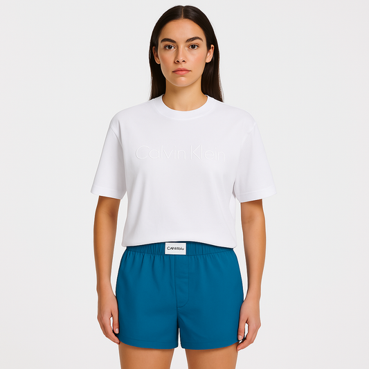 Calvin Klein MODERN COTTON Womens Short Pyjama Set Multicoloured