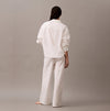 Calvin Klein COTTON POPLIN Womens Pyjama Pants White