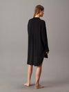 Calvin Klein WOVEN VISCOSE Womens Nightshirt Black
