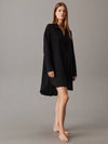 Calvin Klein WOVEN VISCOSE Womens Nightshirt Black