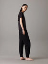 Calvin Klein TONAL LOGO LOUNGE Womens Joggers Black