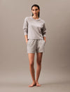 Calvin Klein MODERN TERRY Womens Sweatshirt Grey Heather