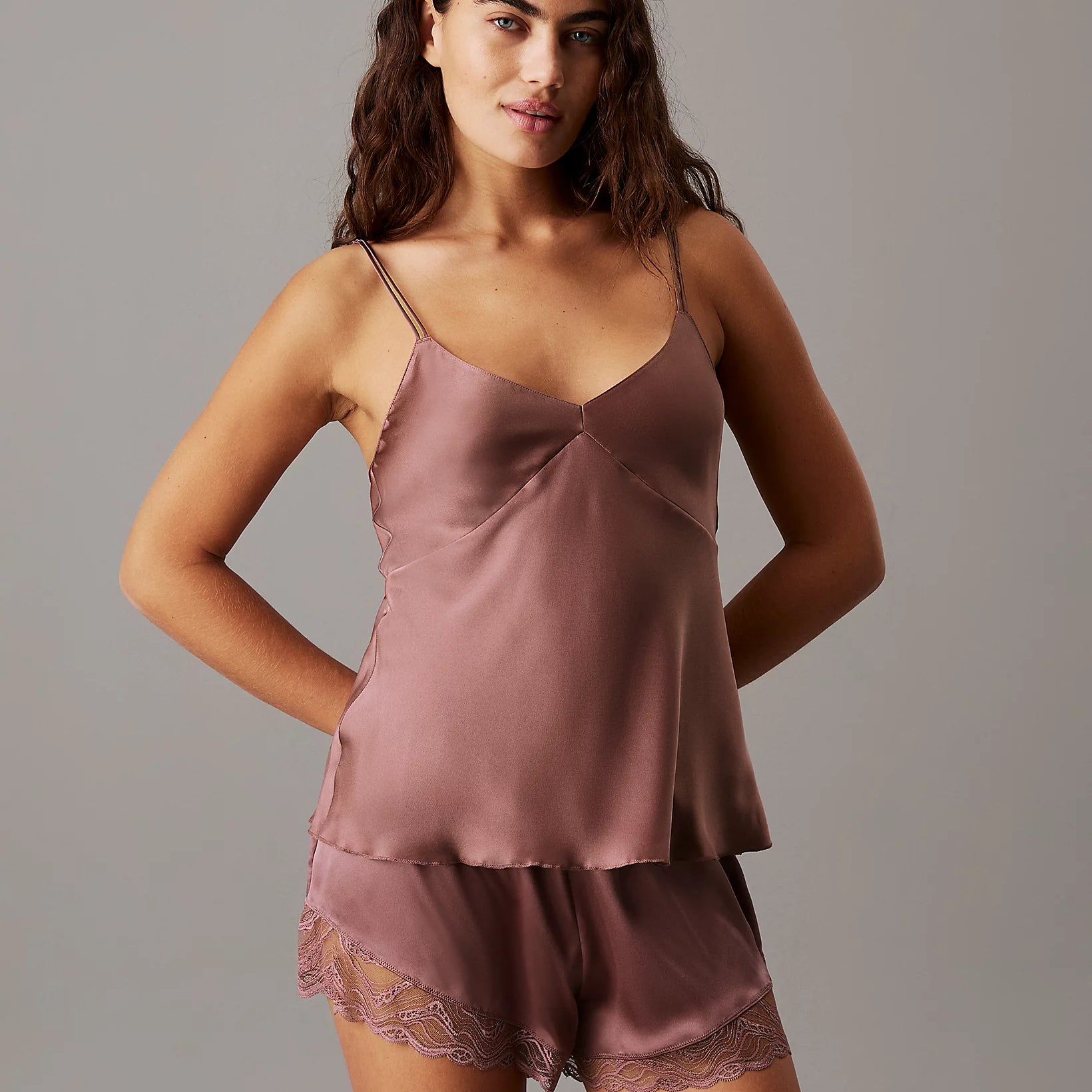 Calvin Klein CK INSTINCT SLEEP Womens Cami Vintage Pink