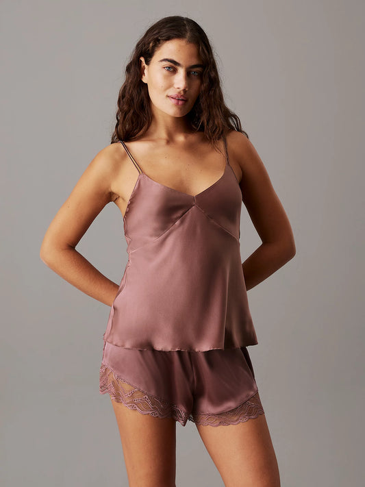 Calvin Klein CK INSTINCT SLEEP Womens Cami Vintage Pink