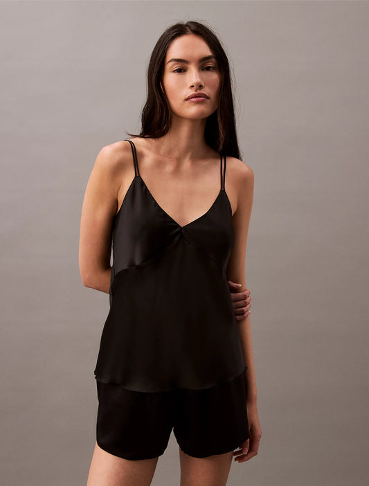 Calvin Klein CK INSTINCT Womens Cami Pyjama Top Black