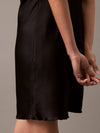 Calvin Klein SATIN Womens Slip Night Dress Black