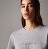 Calvin Klein CK 100% COTTON Womens Lounge T-Shirt Grey Heather