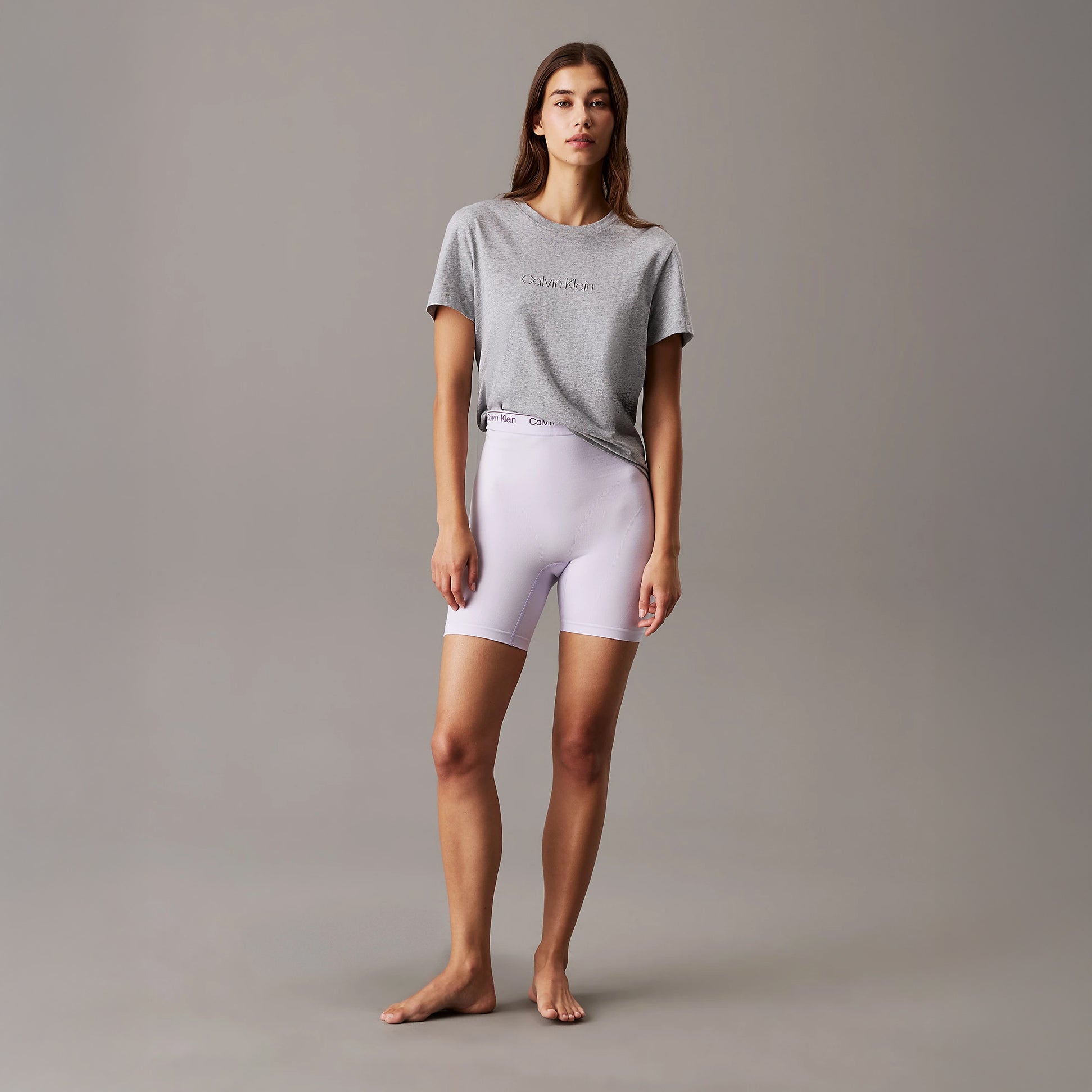 Calvin Klein Womens Lounge T-Shirt Grey Heather