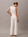 Calvin Klein PLUSH SWEATER Womens Pants Ivory