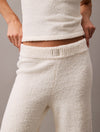 Calvin Klein PLUSH SWEATER Womens Pants Ivory