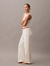 Calvin Klein PLUSH SWEATER Womens Pants Ivory