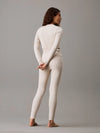 Calvin Klein MODERN RIB Womens Henley And Leggings Set Cocoon