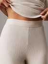 Calvin Klein MODERN RIB Womens Henley And Leggings Set Cocoon