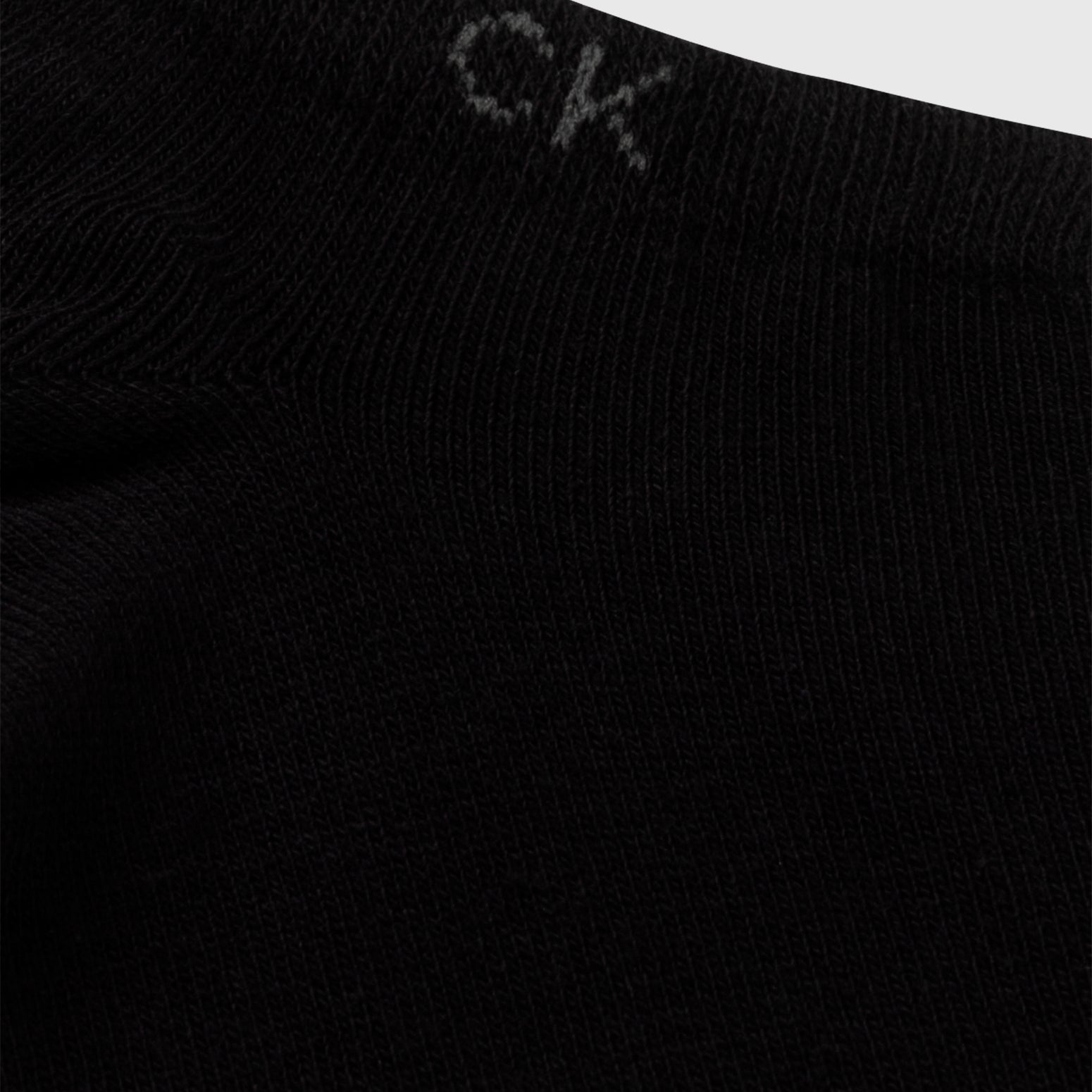 Calvin Klein 2 Pack Mens Ankle Trainer Socks Black