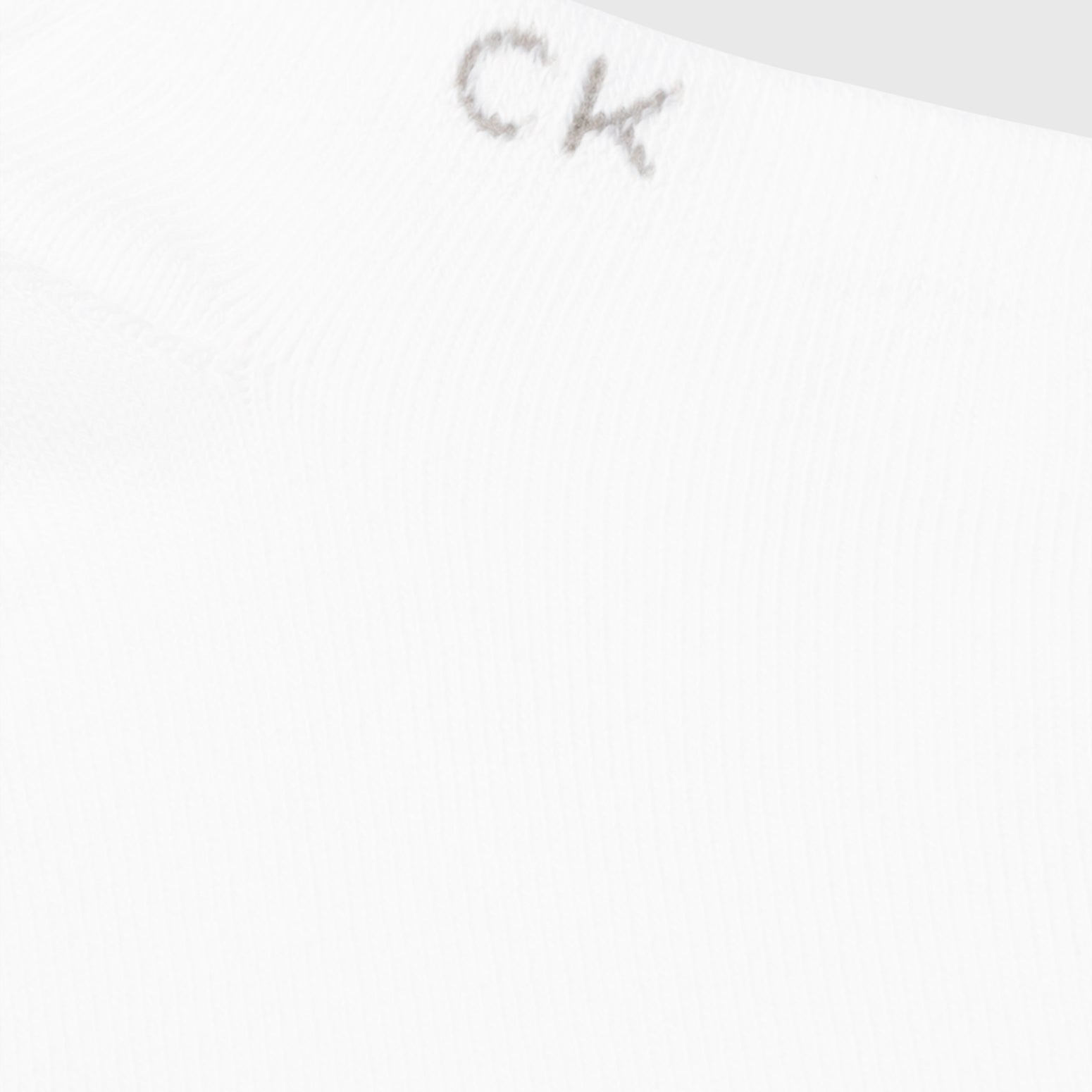 Calvin Klein 2 Pack Mens Ankle Trainer Socks White