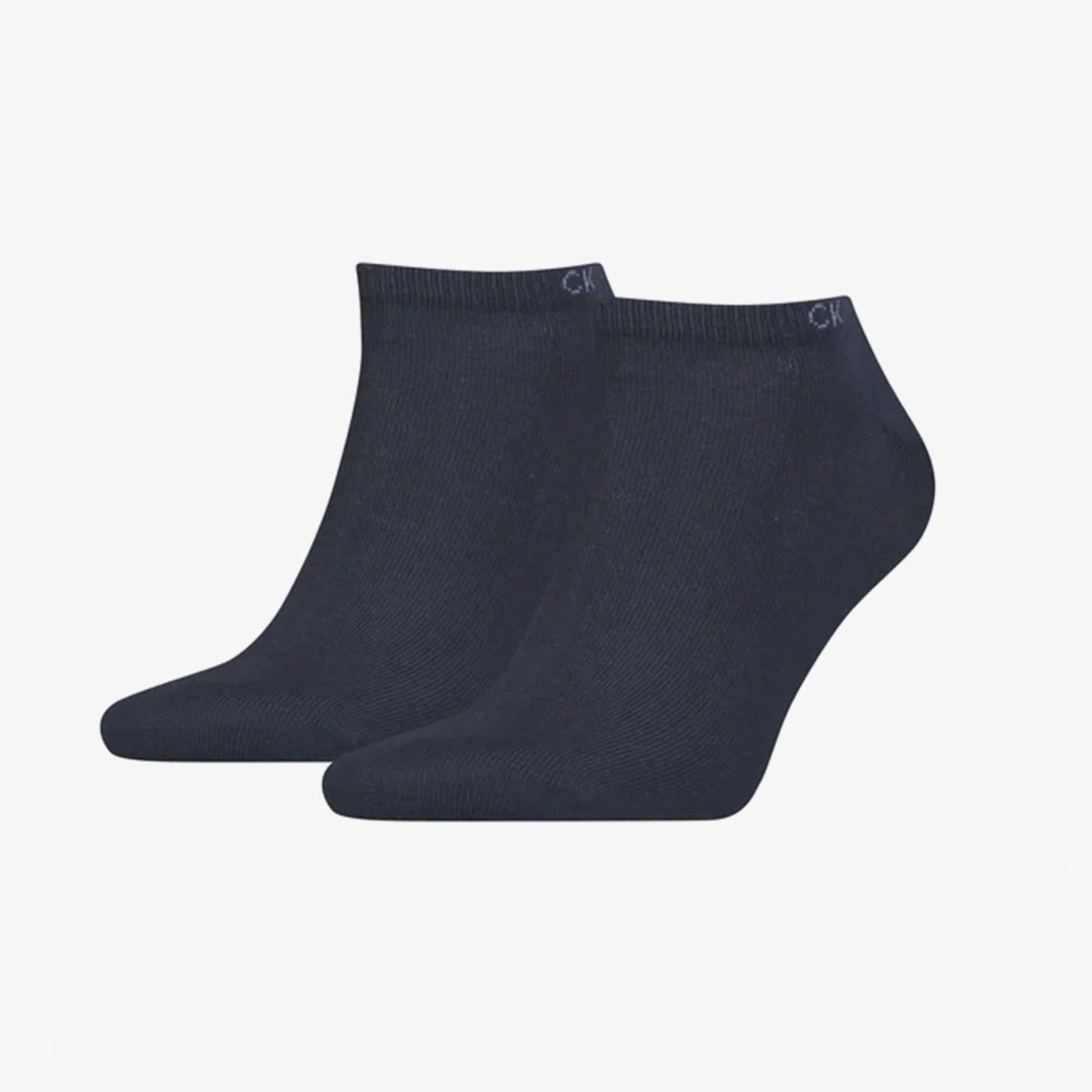 Calvin Klein 2 Pack Mens Ankle Trainer Socks Navy