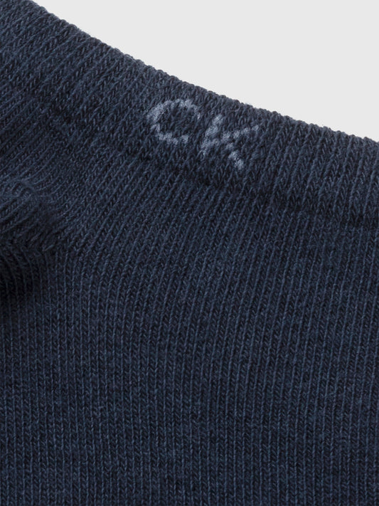 Calvin Klein 2 Pack Mens Ankle Trainer Socks Navy