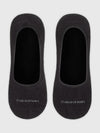 Calvin Klein 2 Pack Mens Invisible Socks Black