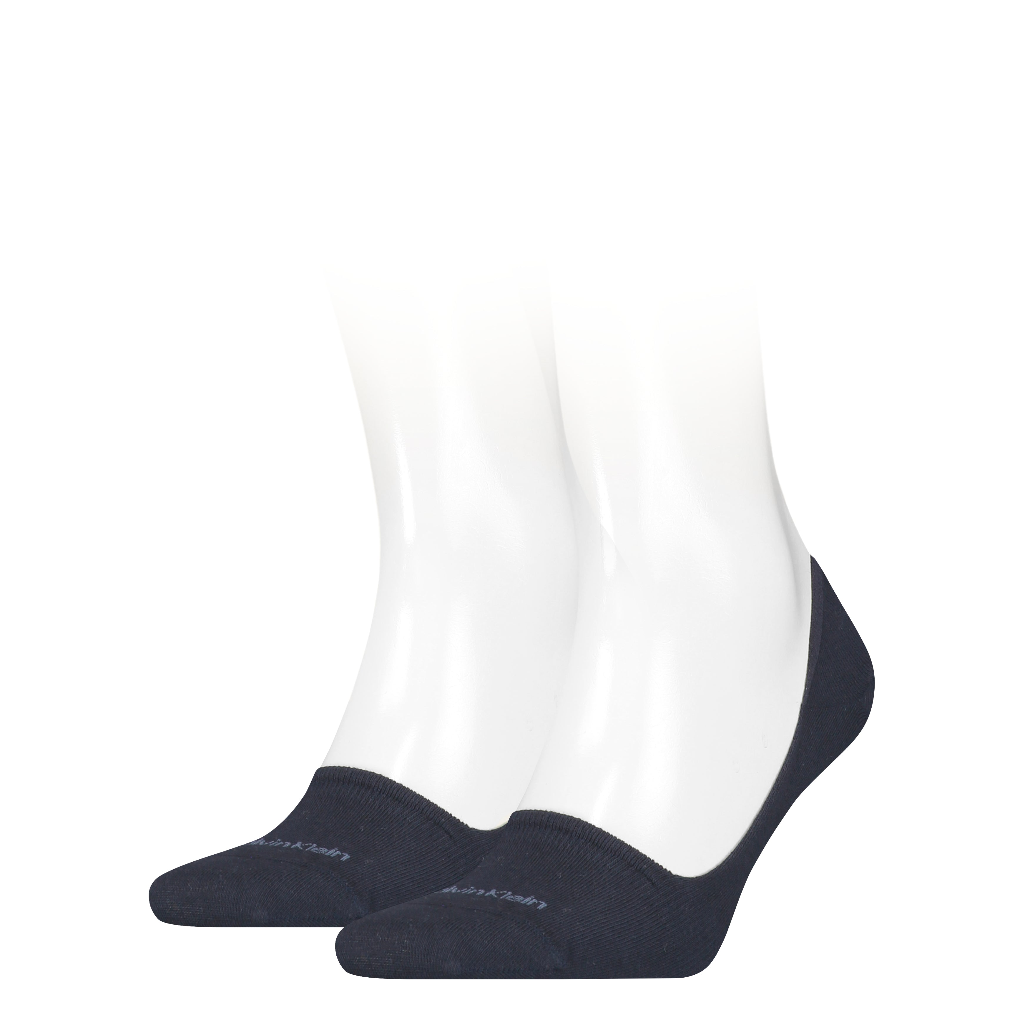 Calvin Klein 2 Pack Mens Invisible Socks Navy
