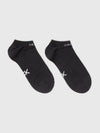 Calvin Klein 2 Pack Womens Ankle Trainer Socks Black