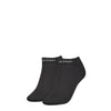 Calvin Klein 2 Pack Womens Ankle Trainer Socks Black