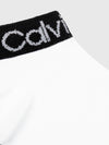 Calvin Klein 2 Pack Womens Ankle Trainer Socks White