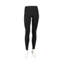 Calvin Klein LOGO Gym Leggings Black front view showcasing slim fit design and pull-on closure.