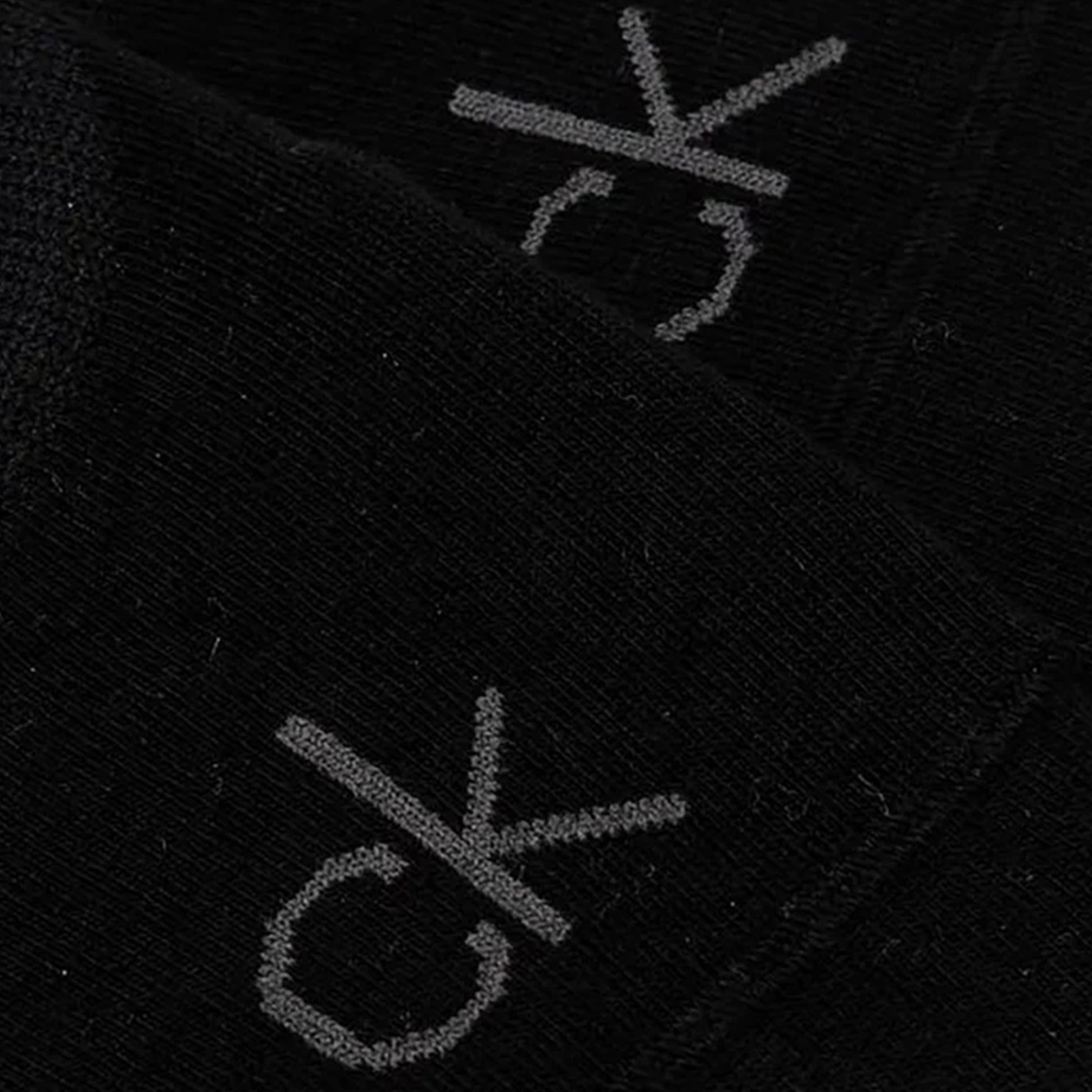 Calvin Klein 2 Pack Womens No-Show Footie Socks Black