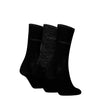 Calvin Klein 3 Pack Giftboxed Womens Crew Socks Black