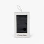 Calvin Klein 3 Pack Giftboxed Womens Crew Socks Black front view in gift box with white background.