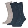 Calvin Klein 3 Pack Giftboxed Classic Mens Crew Socks Navy/Grey