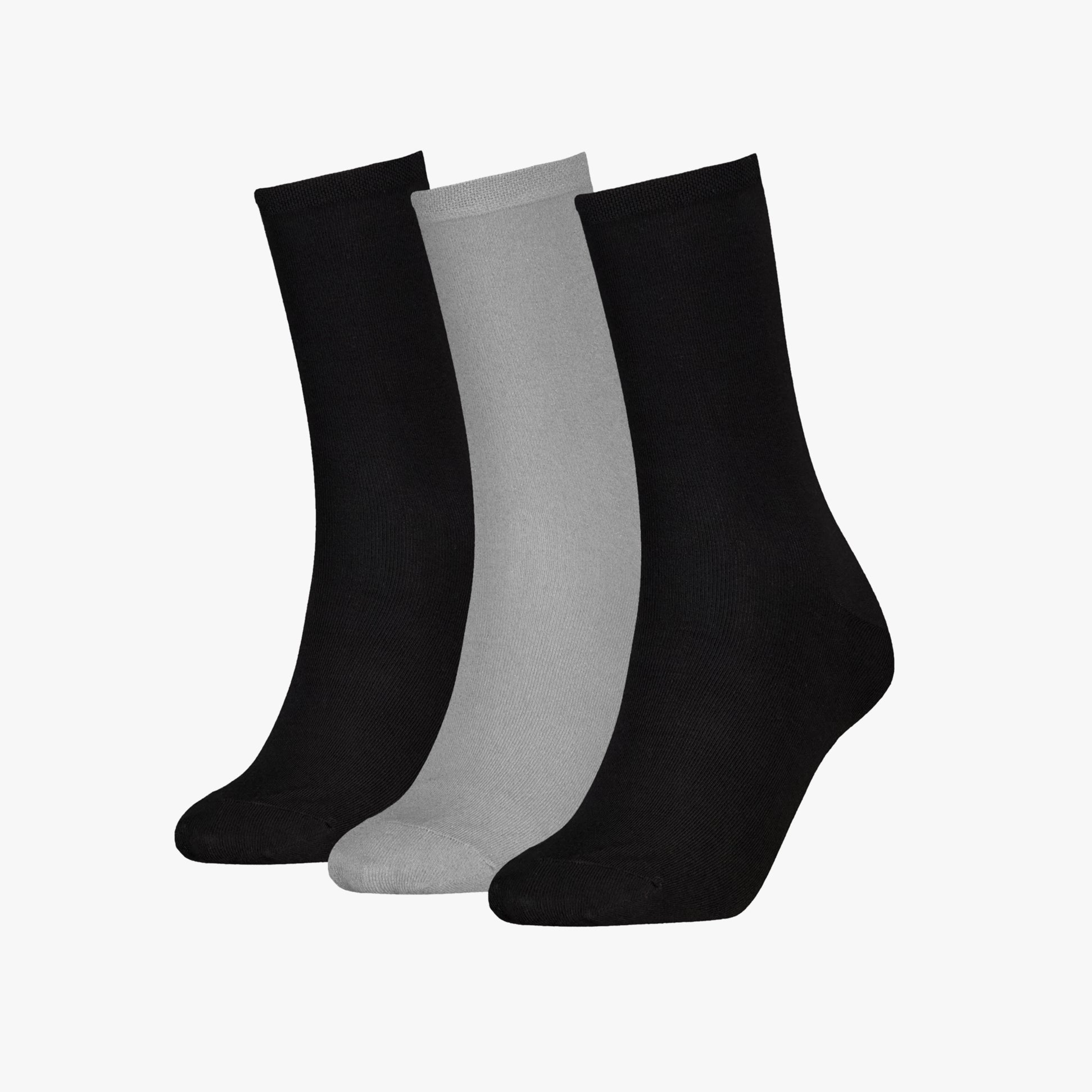 Calvin Klein 3 Pack Giftbox Lurex Womens Socks Black