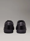 Calvin Klein LOW TOP LACE UP MIX Mens Trainers Triple Black