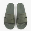 Calvin Klein POOL SLIDE DOUBLE T Mens Sliders Dark Olive