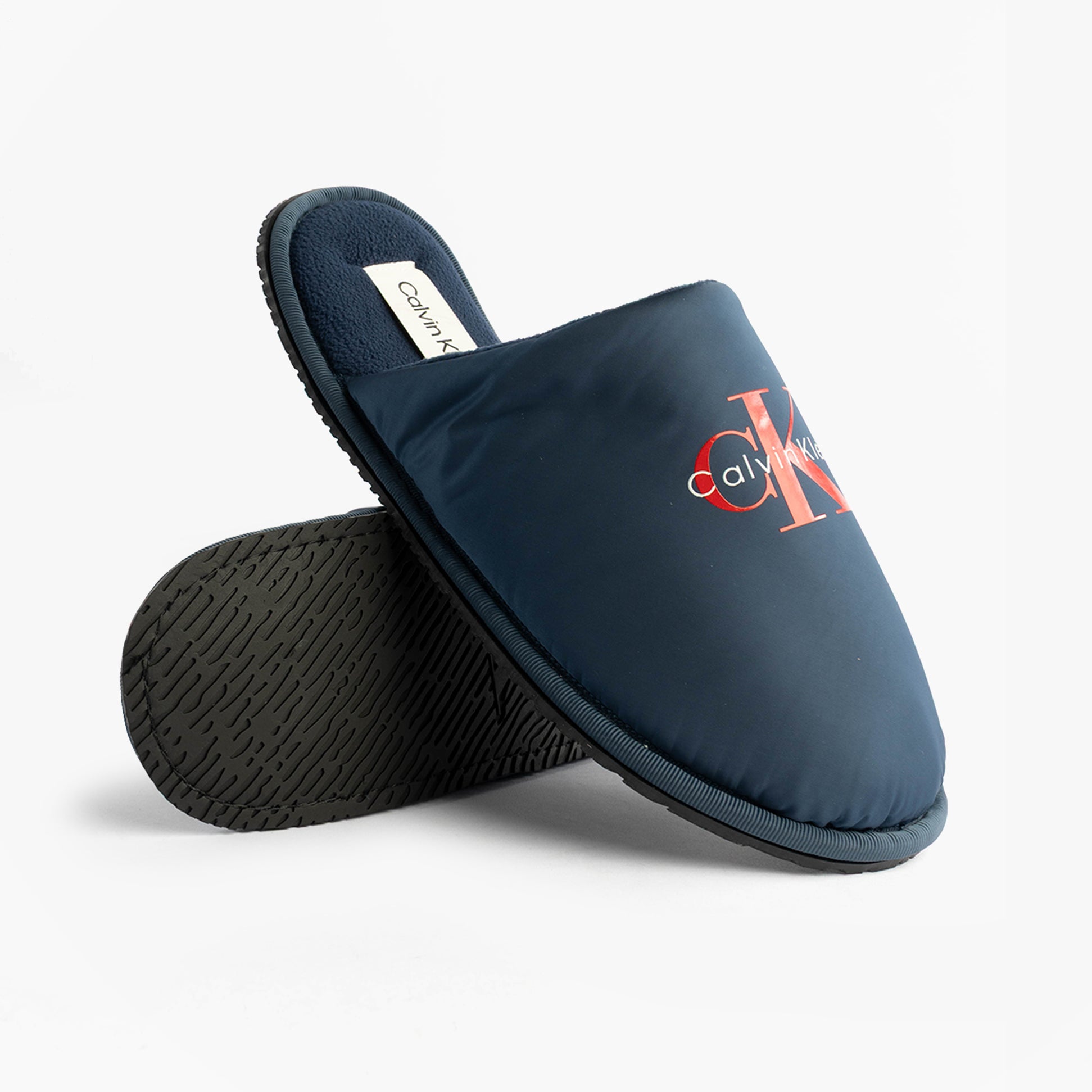 Calvin Klein HOTEL SLIPPER MONOLOGUE Mens Slippers Moonlit Ocean