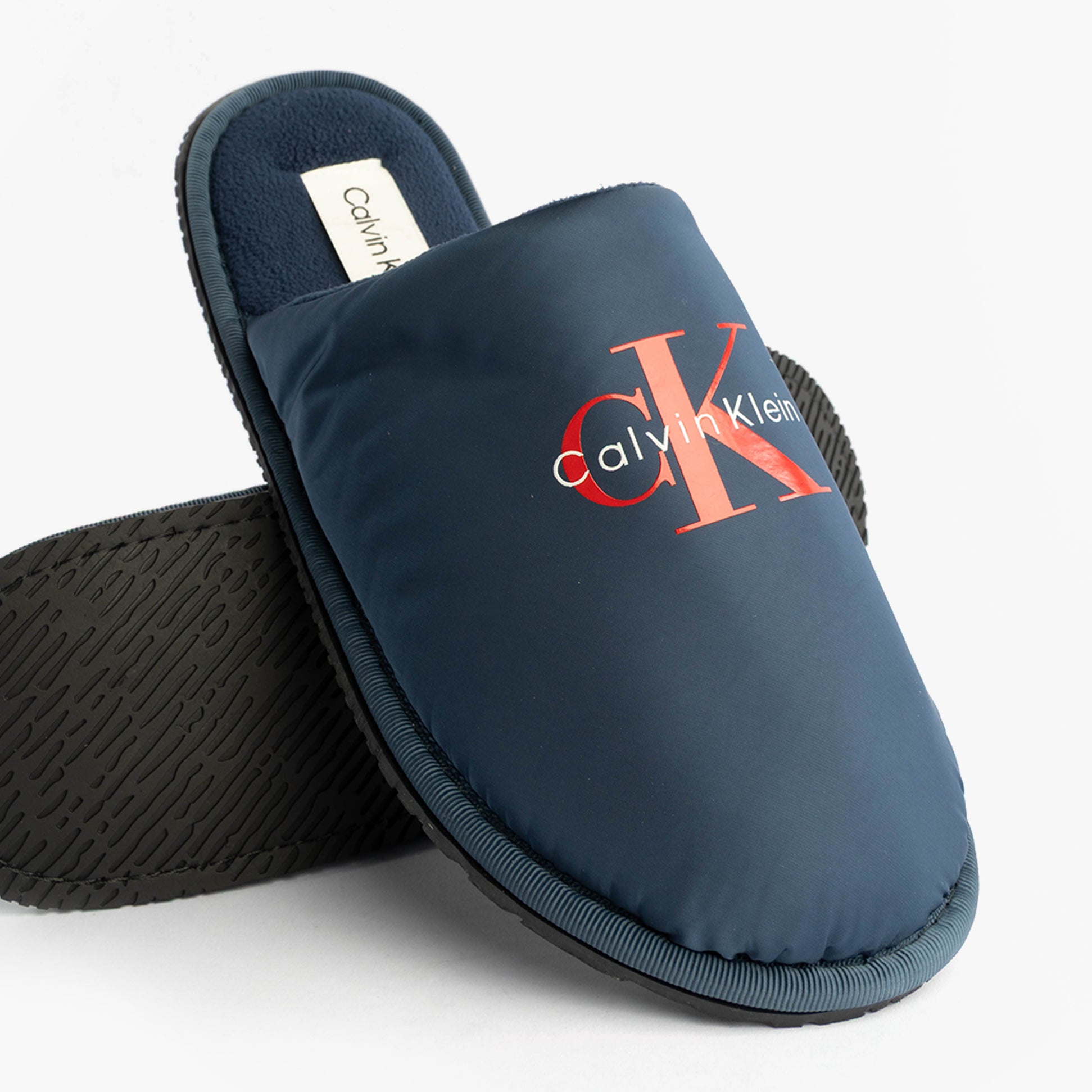 Calvin Klein HOTEL SLIPPER MONOLOGUE Mens Slippers Moonlit Ocean