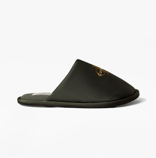 Calvin Klein HOTEL SLIPPER MONOLOGUE Mens Slippers Thyme
