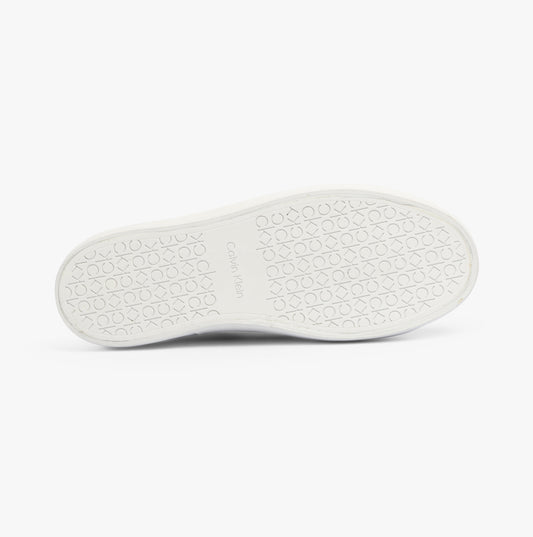 Calvin Klein VULCANISED LACE UP Womens Trainers Black / White