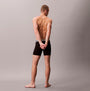 Calvin Klein LV00NB4124 BOXER BRIEF 3 PACK Mens Low Rise Trunks Multicoloured, back view on model, showcasing fit and style.
